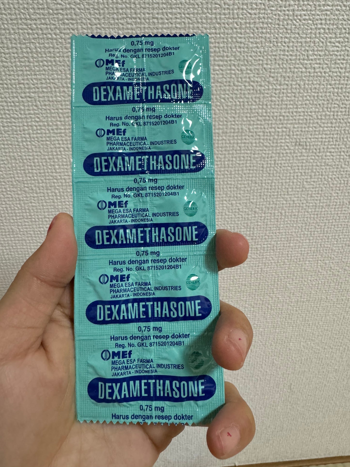 Dexamethason 0,75 mg / Strip