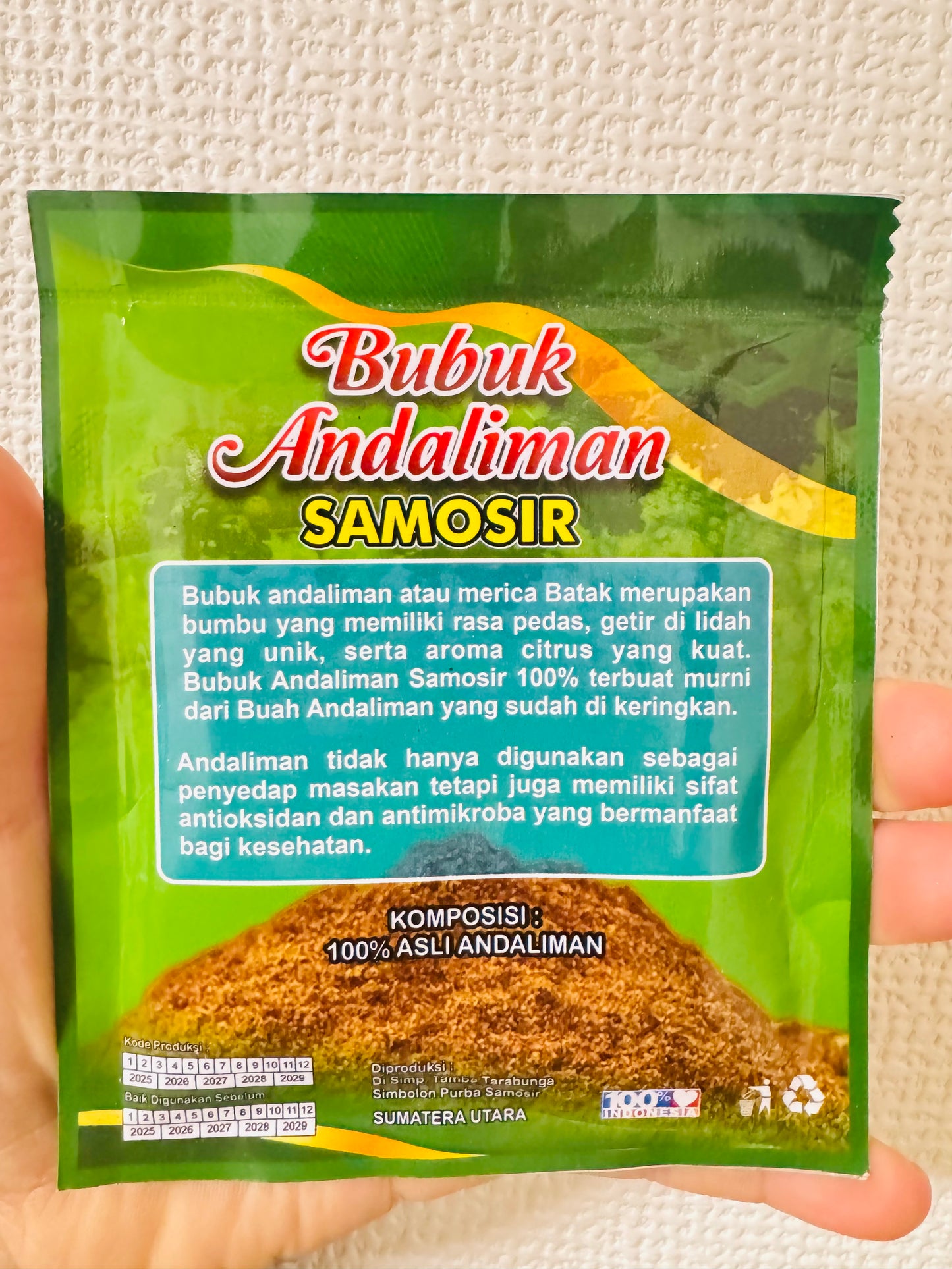 Bubuk Andaliman 10 Gr 4x Masak