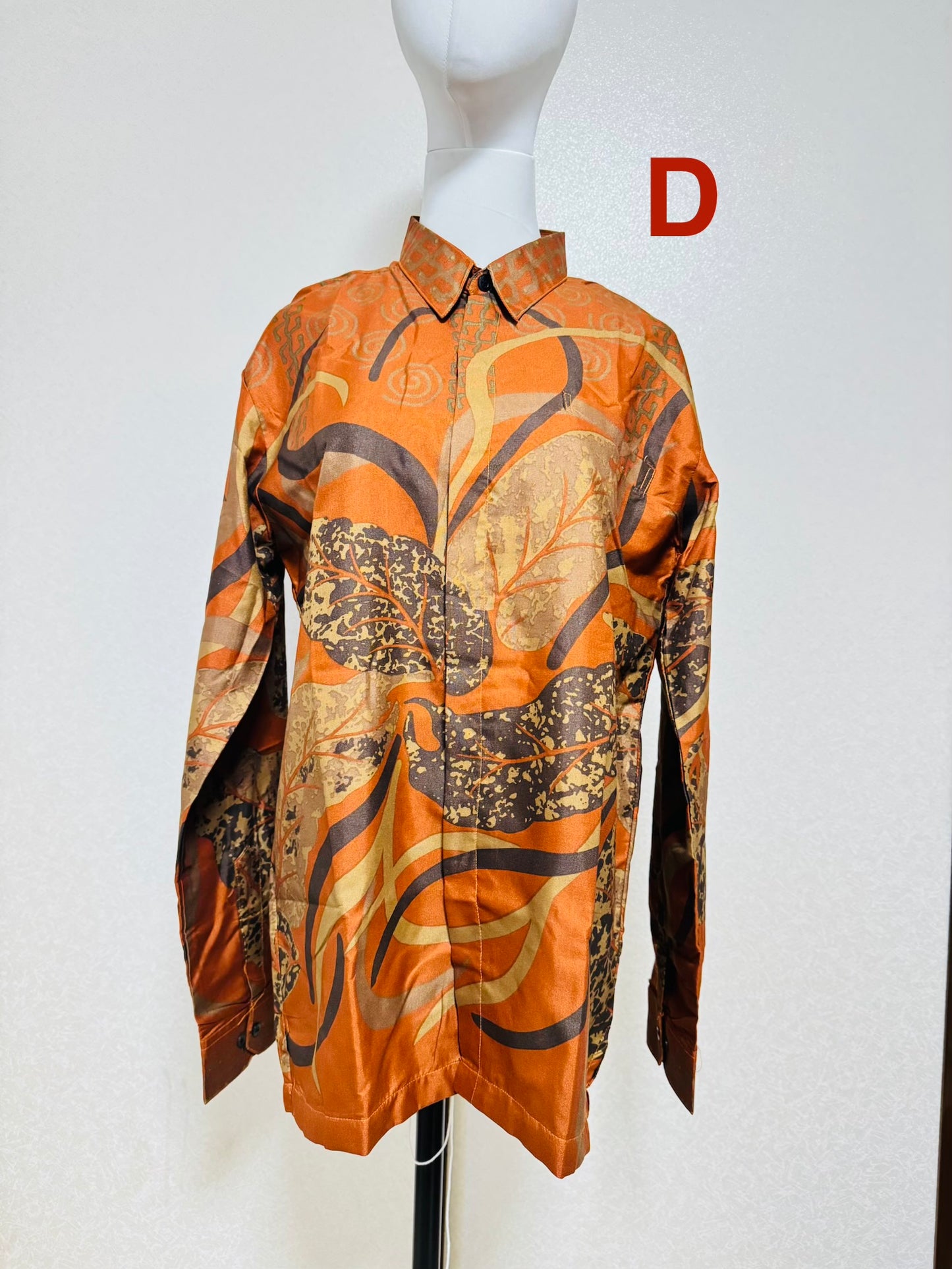 Kemeja Batik Cowo Lengan Panjang Size XL