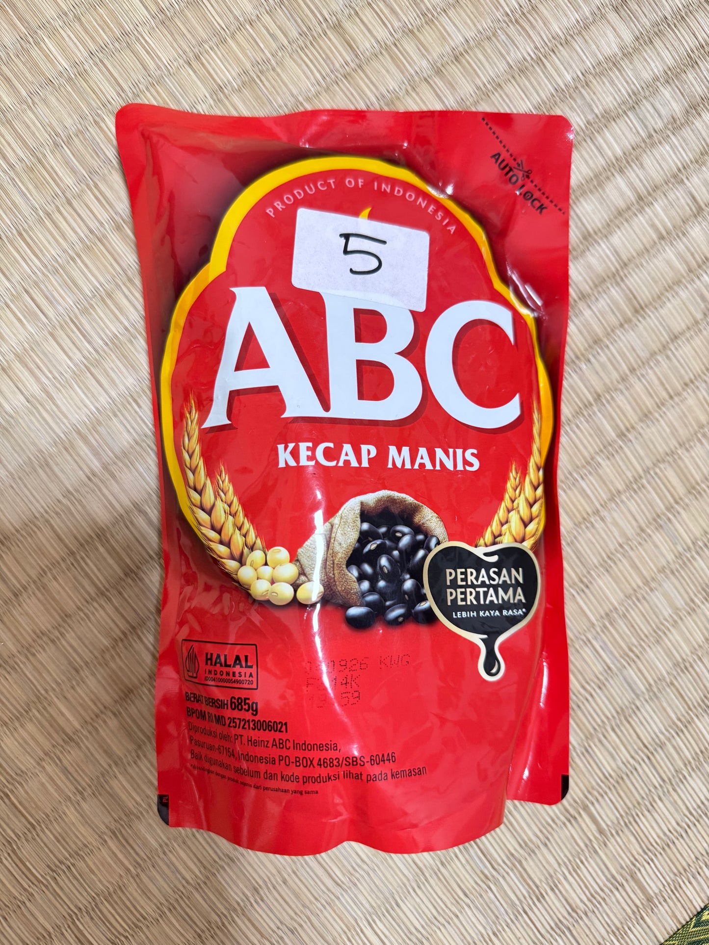 Kecap manis ABC Refill 685 mL