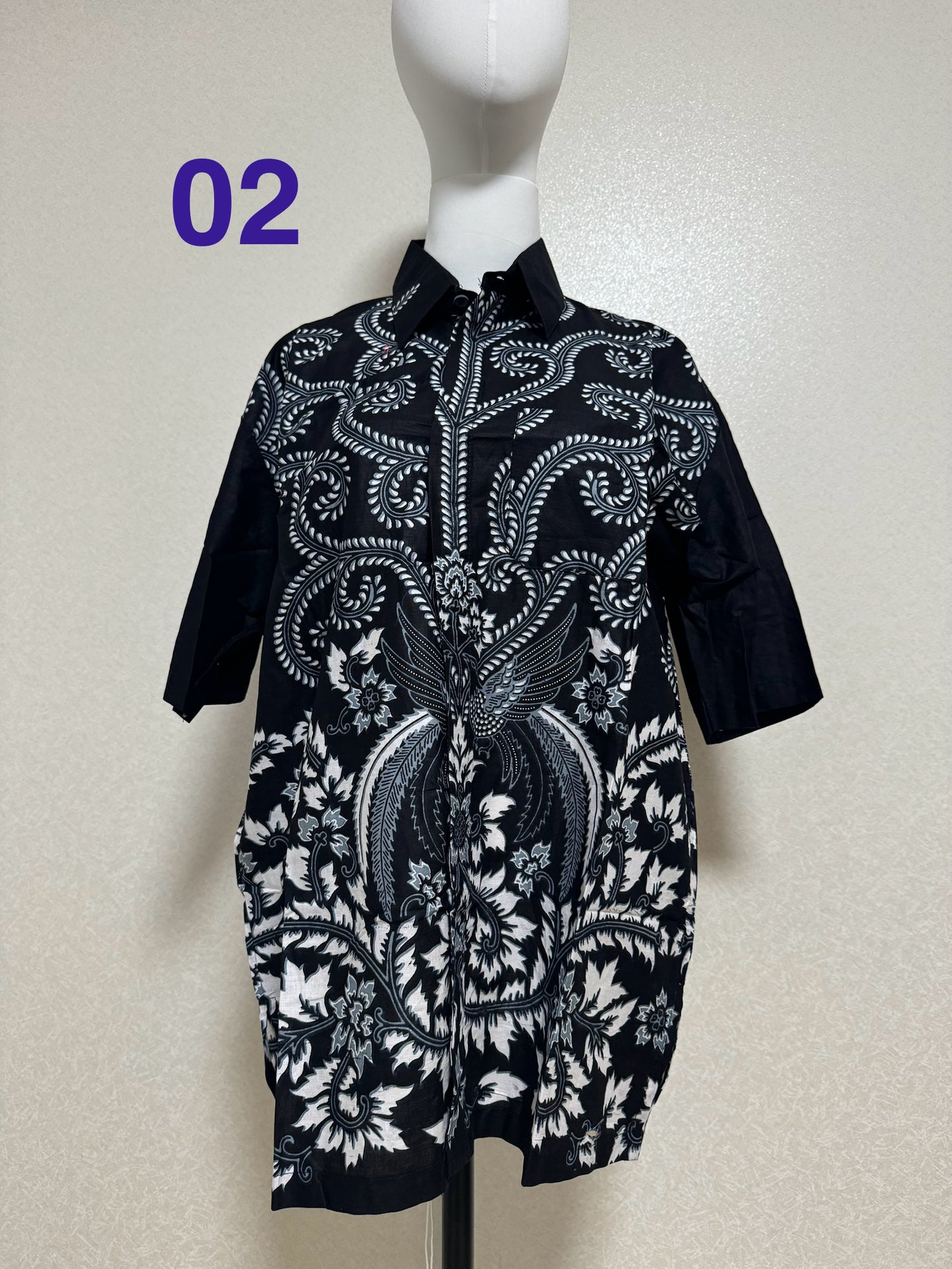 Kemeja Batik Cowo Lengan Pendek Size XL