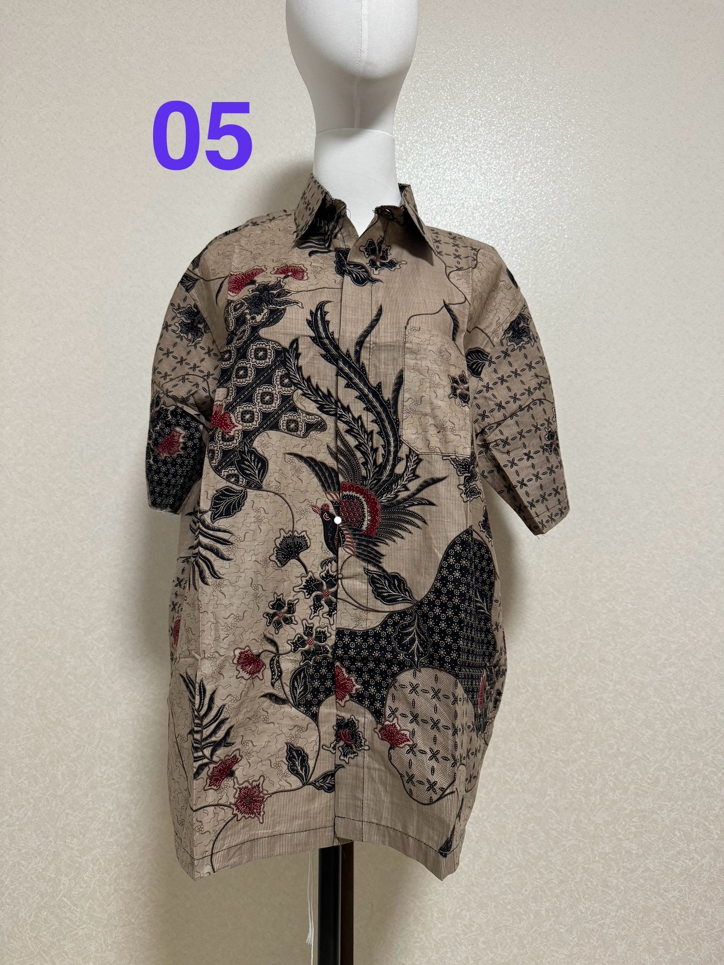 Kemeja Batik Cowo Lengan Pendek Size XL