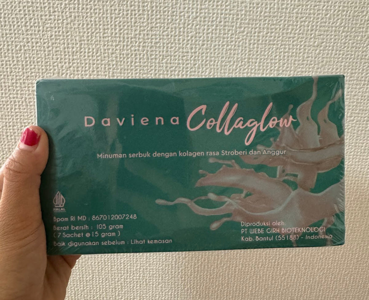 Collagen Daviena isi 15 sachet