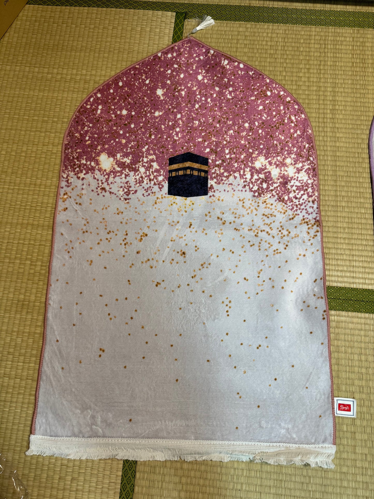 Sajadah Cutting Kubah Motif Anti Slip Ukuran Besar 70x110