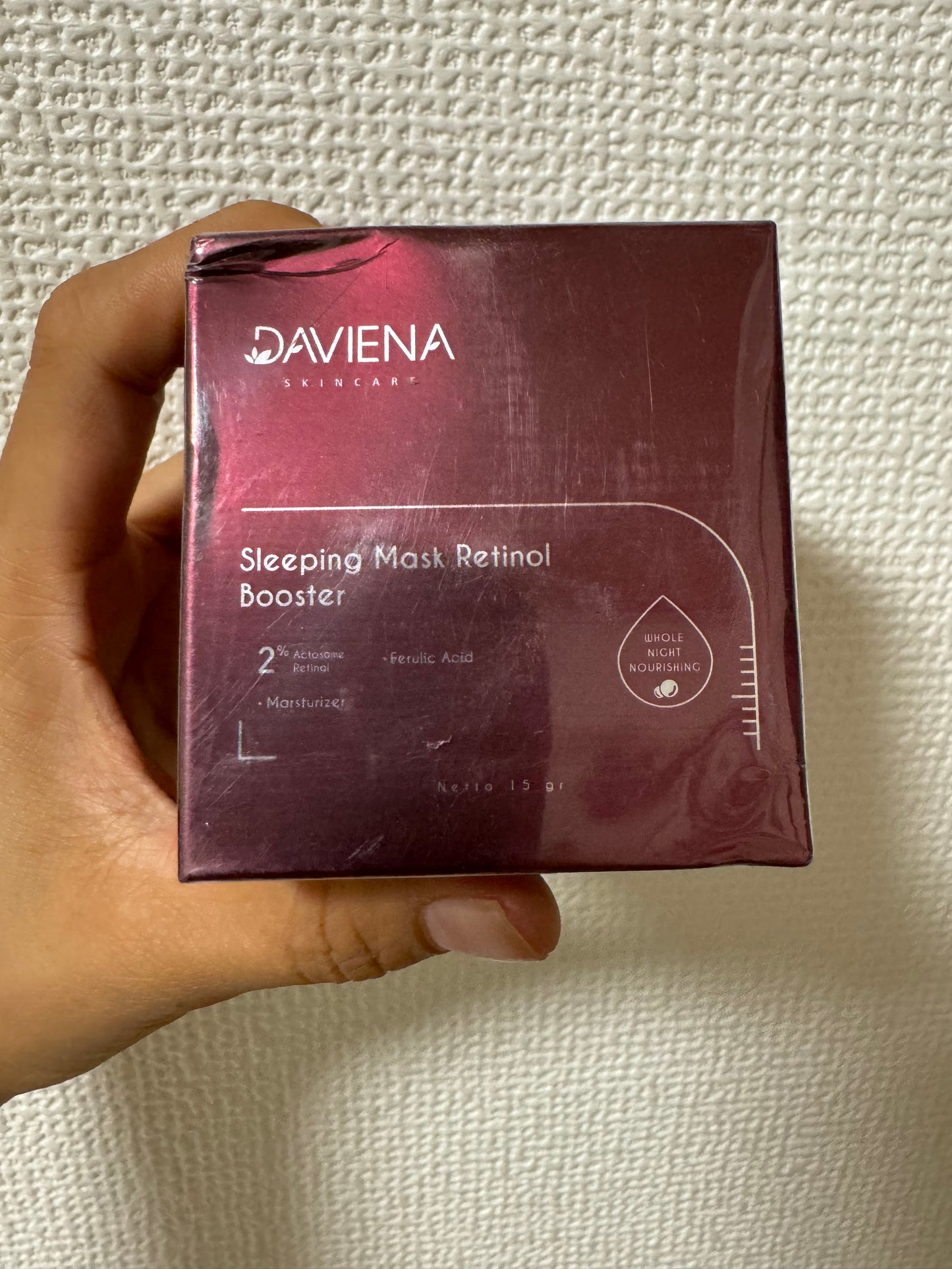 Sleeping mask retinol daviena