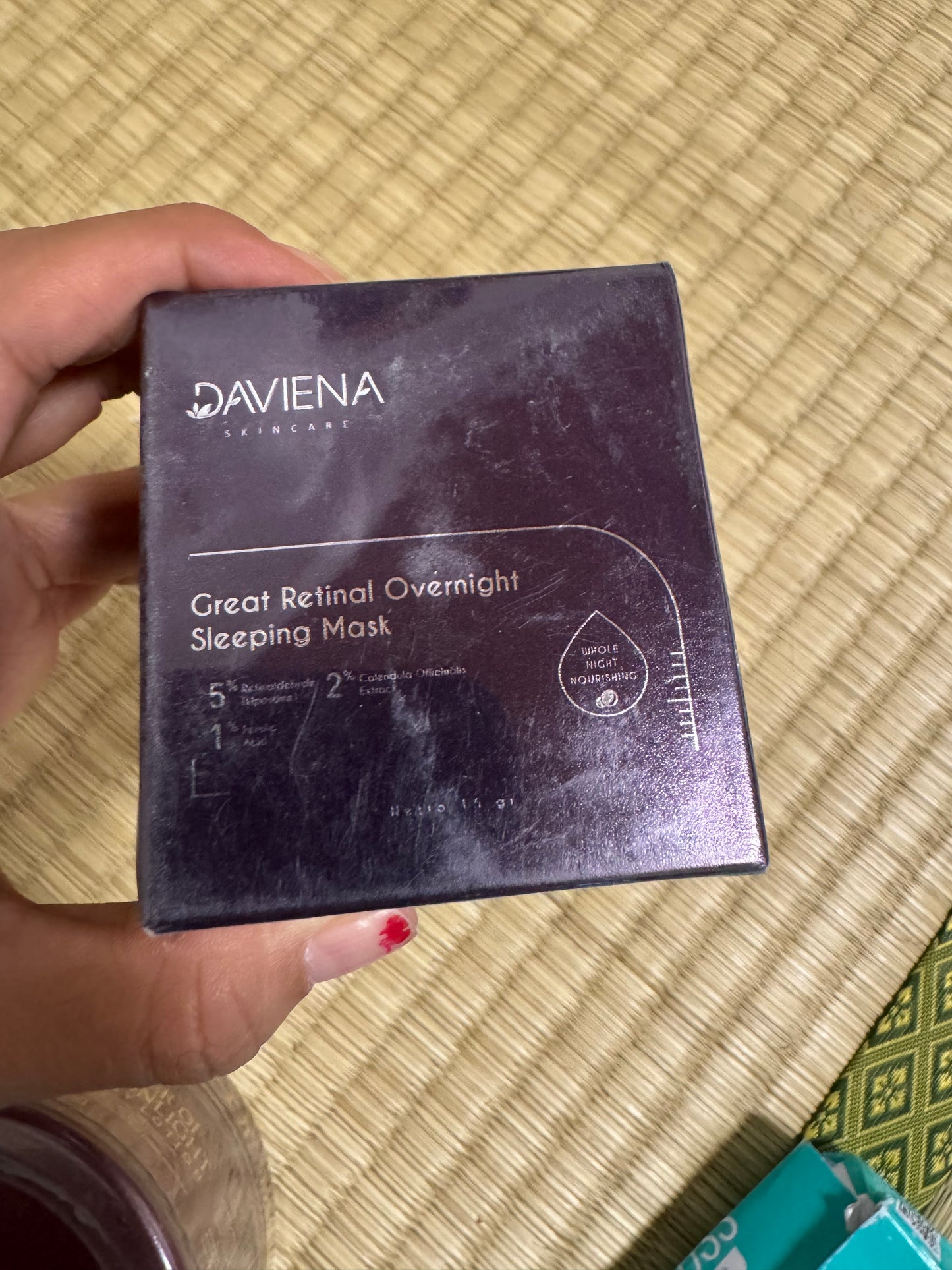 Sleeping mask retinol daviena