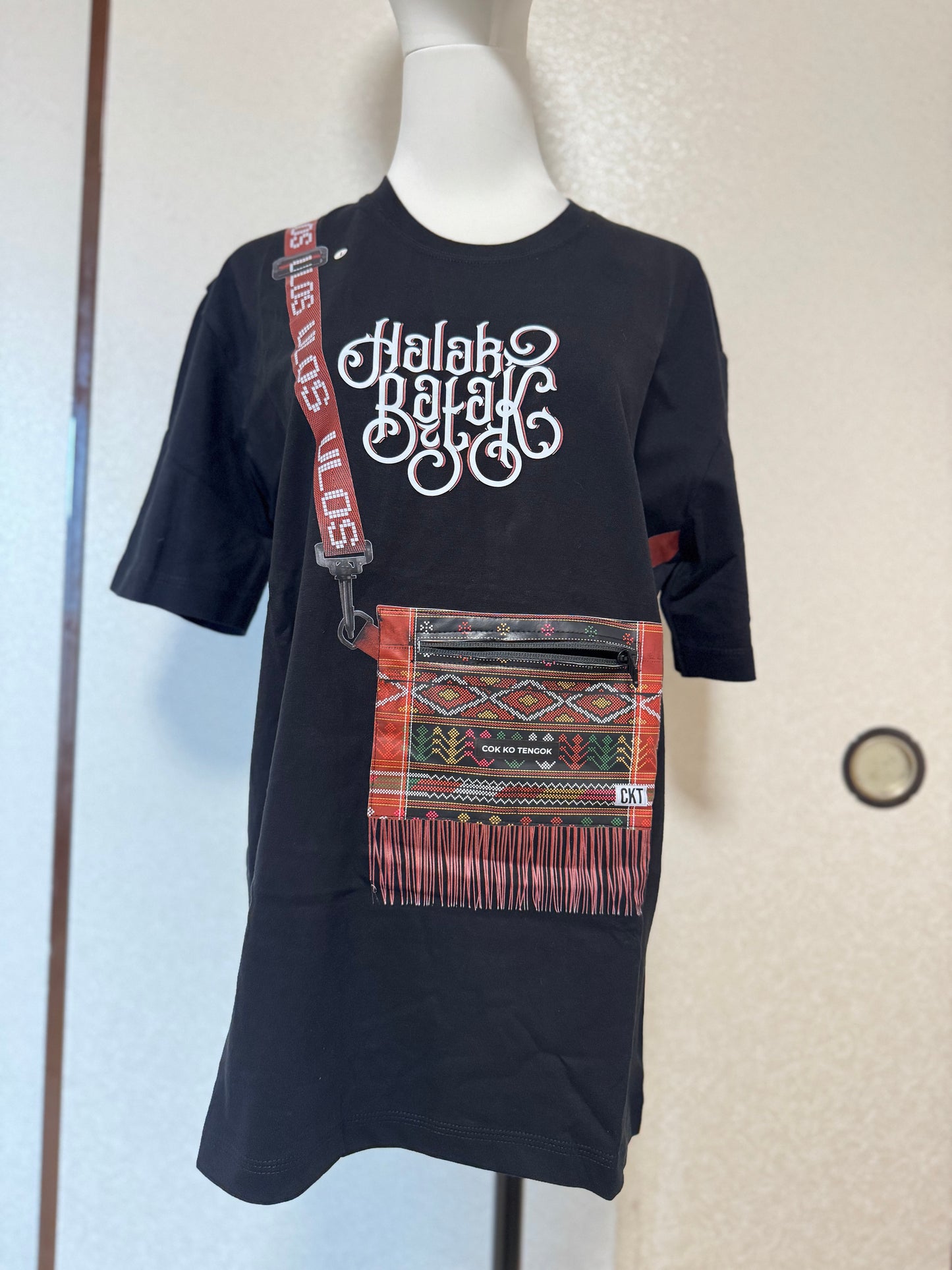 Baju Kaos Batak + Kantong depan