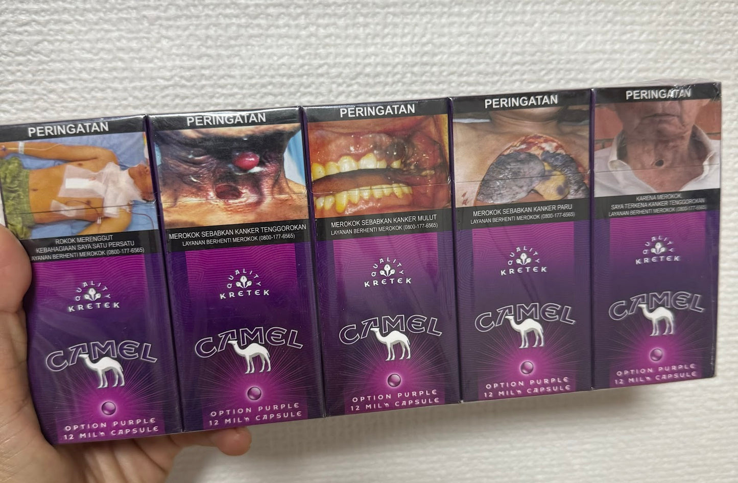 Rokok Camel purple / slop