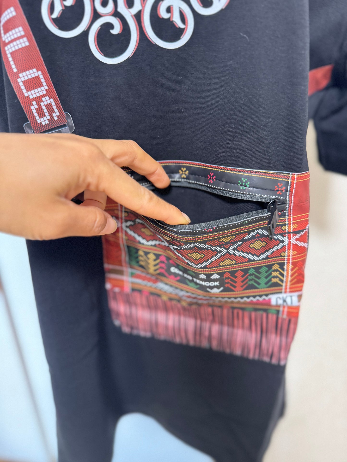 Baju Kaos Batak + Kantong depan
