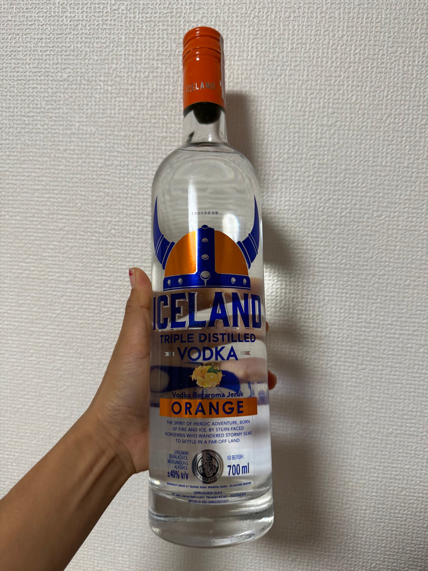 Iceland Vodka Orange  700 ml + Ongkir chaku