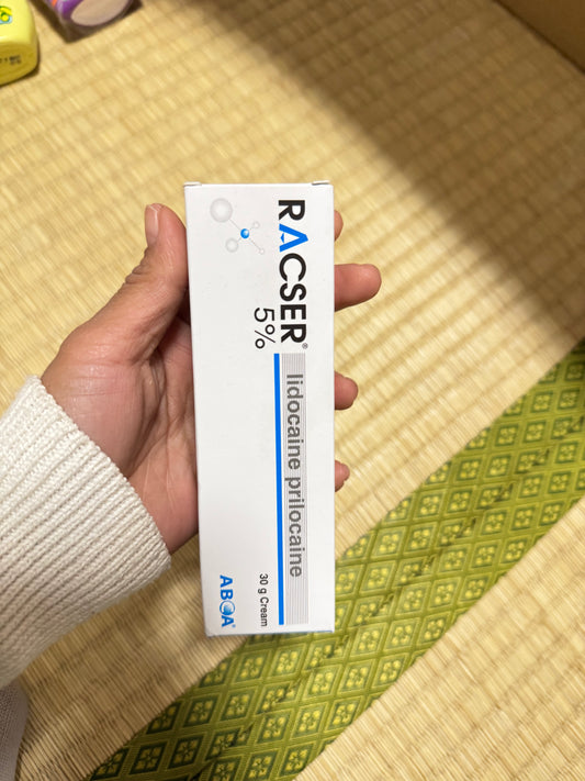 Racser 5% Lidocaine Prilocaine