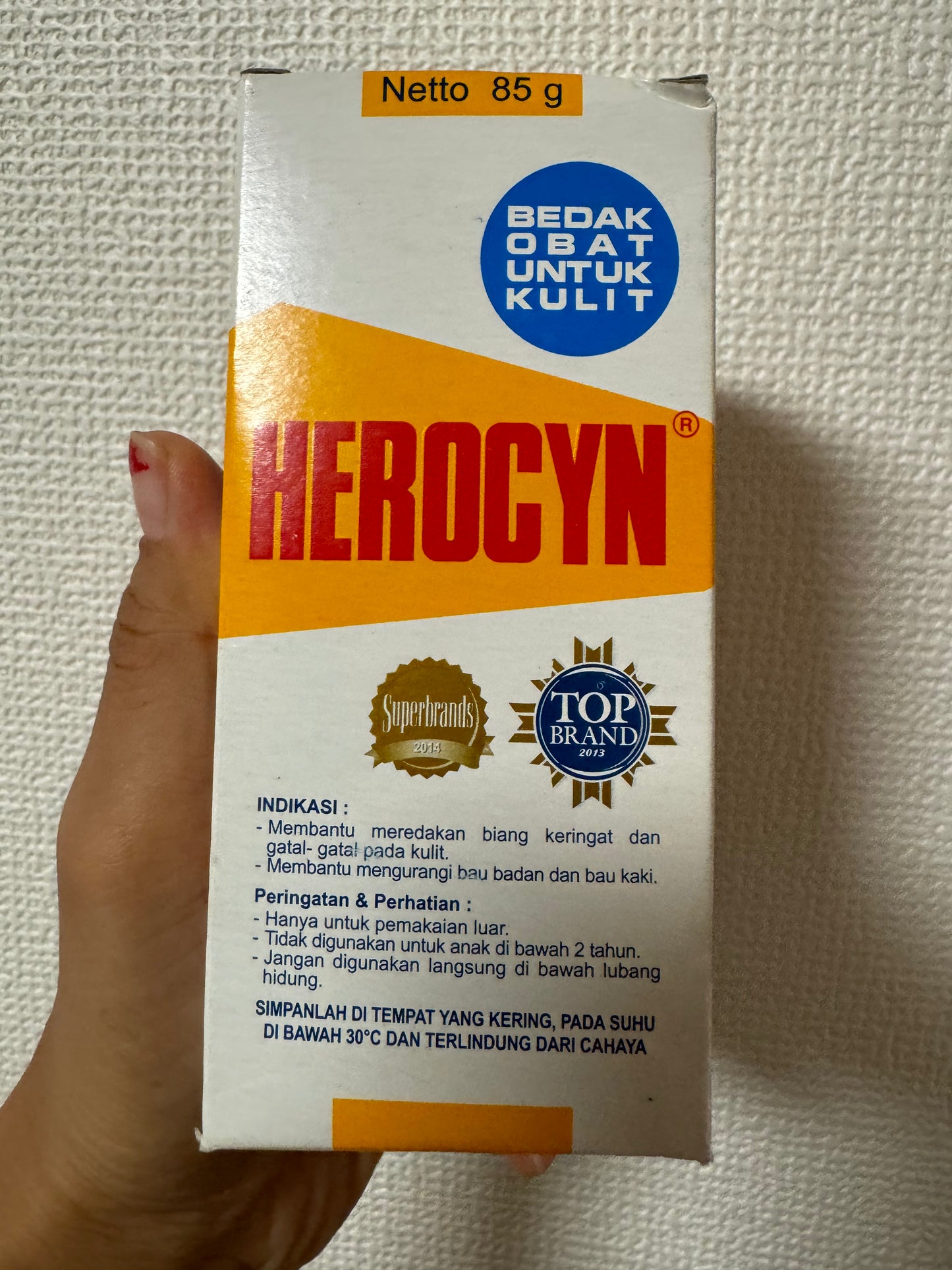 Herocyn bedak 85 gr